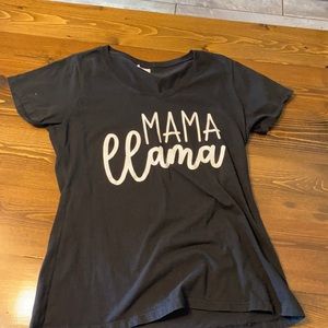 Mama llama tee
